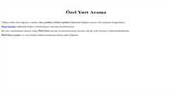Desktop Screenshot of ozelyurtarama.com